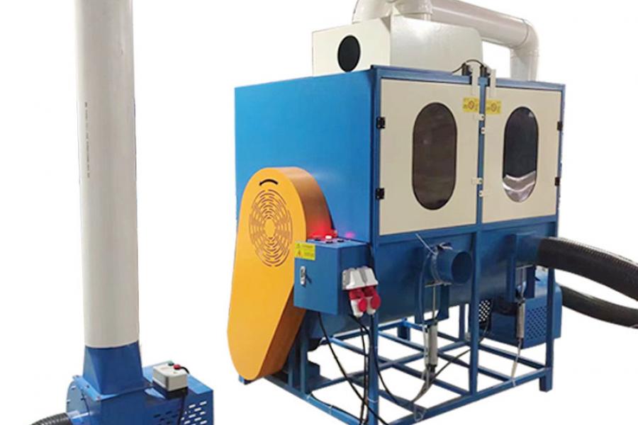 Fiber mixing machine